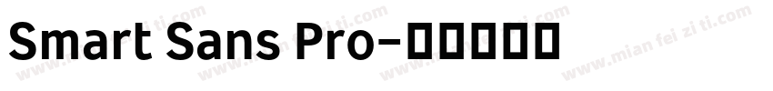 Smart Sans Pro字体转换